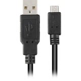 Sharkoon USB-A 2.0 > Micro USB-B, Câble Noir, 2 mètres