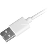 Sharkoon USB-A 2.0 - USB-C, Câble Blanc, 1 mètre