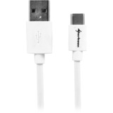 Sharkoon USB-A 2.0 - USB-C, Câble Blanc, 2 mètres