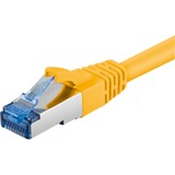 goobay 2m CAT6a-200 2m Jaune câble de réseau Jaune, 2 m, RJ-45, RJ-45, Jaune