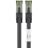 goobay 66720 câble de réseau Noir 0,5 m Cat8.1 S/FTP (S-STP) Noir, 0,5 m, Cat8.1, S/FTP (S-STP), RJ-45, RJ-45