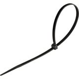 goobay Attache de câble 200x3,5mm, Serre-câble Noir, Nylon, Noir, 20 cm
