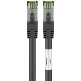 goobay Câble de raccordement Cat.8.1 S/FTP Noir, 0,5 mètre