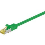 goobay Câble de raccordement RJ-45 Cat.6a S/FTP (PIMF) Cat.7 Vert, 2 mètres