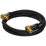 goobay Câble de raccordement S/FTP, RJ-45 Cat.8.1 Noir, 10 mètres