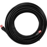 goobay Câble réseau Cat.6 U/UTP, extérieur Noir, 10 mètres