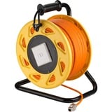 goobay Câble réseau RJ-45 S/FTP Cat.7a Orange, 90 mètres, rallonge