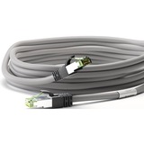 goobay Câble réseau S/FTP Cat.8.1 Gris, 0,5 mètre