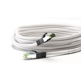 goobay Câble réseau S/FTP Cat.8.1 Blanc, 1 mètre