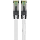 goobay Câble réseau S/FTP Cat.8.1 Blanc, 2 mètres