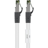 goobay Câble réseau S/FTP Cat.8.1 Blanc, 2 mètres