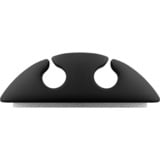 goobay Kit de gestion des câbles, Guide-câble Noir, 5 pièces