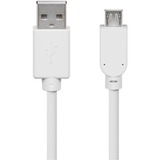 goobay USB 2.0 Hi-speed, Câble Blanc, 0,6 mètres