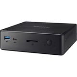 Shuttle Nano PC NC10U5 , Intel i5-8265U, 1x HDMI, 1x DP, 1x 2.5", 1x M.2, 1x LAN, 1x COM, WiFi, fonctionnement permanent 24/7, attaches VESA, Barebone Noir, Intel i5-8265U, 1x HDMI, 1x DP, 1x 2.5", 1x M.2, 1x LAN, 1x COM, WiFi, fonctionnement permanent 24/7, attaches VESA, Mini PC type barebone, Intel SoC, BGA 1528, DDR4-SDRAM, Série ATA III, 65 W