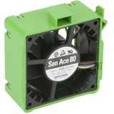 Supermicro FAN-0074L4 ventilateur de boîtier Vert, 80 x 80 x 38 mm