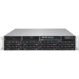 Supermicro SuperServer 6029P-TRT Intel C622 LGA 3647 (Socket P) Rack (2 U) Noir, Barebone Noir, Intel C622, LGA 3647 (Socket P), 10,4 GT/s, DDR4-SDRAM, 2000 Go, 512 Go