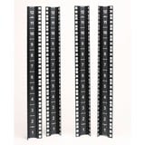 APC AR4000MV12U kit de support, Rails Noir, 120 x 56 x 536 mm, 1,1 kg, 120 mm, 56 mm, 536 mm, 160 x 160 x 700 mm