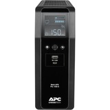 APC BR1600SI alimentation d'énergie non interruptible Interactivité de ligne 1,6 kVA 960 W 8 sortie(s) CA, UPS Noir, Interactivité de ligne, 1,6 kVA, 960 W, Sinus, 176 V, 294 V