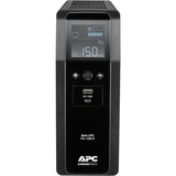 APC BR1600SI alimentation d'énergie non interruptible Interactivité de ligne 1,6 kVA 960 W 8 sortie(s) CA, UPS Noir, Interactivité de ligne, 1,6 kVA, 960 W, Sinus, 176 V, 294 V