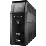 APC BR1600SI alimentation d'énergie non interruptible Interactivité de ligne 1,6 kVA 960 W 8 sortie(s) CA, UPS Noir, Interactivité de ligne, 1,6 kVA, 960 W, Sinus, 176 V, 294 V