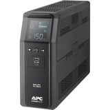 APC BR1600SI alimentation d'énergie non interruptible Interactivité de ligne 1,6 kVA 960 W 8 sortie(s) CA, UPS Noir, Interactivité de ligne, 1,6 kVA, 960 W, Sinus, 176 V, 294 V