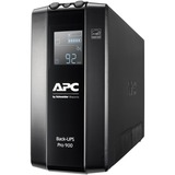 APC BR900MI alimentation d'énergie non interruptible Interactivité de ligne 0,9 kVA 540 W 6 sortie(s) CA, UPS Noir, Interactivité de ligne, 0,9 kVA, 540 W, Sinus, 176 V, 294 V