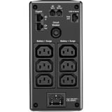 APC BR900MI alimentation d'énergie non interruptible Interactivité de ligne 0,9 kVA 540 W 6 sortie(s) CA, UPS Noir, Interactivité de ligne, 0,9 kVA, 540 W, Sinus, 176 V, 294 V