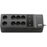 APC Back-UPS 650VA 230V 1 USB charging port - (Offline-) USV Veille 0,65 kVA 400 W 8 sortie(s) CA Noir, Veille, 0,65 kVA, 400 W, Sinus, 180 V, 226 V