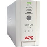 APC Back-UPS CS BK650EI Beige, Veille, 0,65 kVA, 400 W, Sinus, 160 V, 286 V, Vente au détail