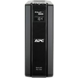 APC Back-UPS Pro Interactivité de ligne 1,2 kVA 720 W Noir, Interactivité de ligne, 1,2 kVA, 720 W, Sinus, 156 V, 300 V, Vente au détail