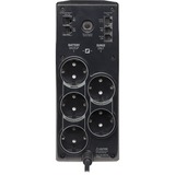 APC Back-UPS Pro alimentation d'énergie non interruptible Interactivité de ligne 0,9 kVA 540 W 5 sortie(s) CA Noir, Interactivité de ligne, 0,9 kVA, 540 W, 156 V, 300 V, 50/60 Hz, Vente au détail