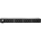 APC Basic Rack PDU 1U AP9565, Multiprise Noir, Basique, 0U/1U, Monophasé, horizontale/verticale, Noir, 12 sortie(s) CA