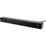 APC PDU de base pour rack 1U AP9565, Multiprise Noir