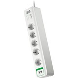 APC PM5T-GR protection surtension Blanc 5 sortie(s) CA 230 V 1,83 m, Multiprise Blanc, 918 J, 5 sortie(s) CA, Type F, 230 V, 50 Hz, 2300 W
