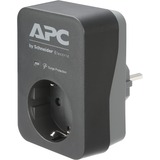 APC PME1WB-GR protection surtension Noir, Gris 1 sortie(s) CA 230 V, Protection contre les surtensions Noir, 680 J, 1 sortie(s) CA, Type F, 230 V, 50/60 Hz, 16 A