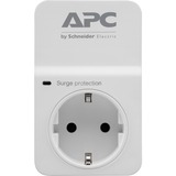 APC SurgeArrest Blanc 1 sortie(s) CA 230 V, Protection contre les surtensions Blanc, 918 J, 1 sortie(s) CA, Type F, 230 V, 50 Hz, 13000 A