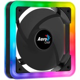 Aerocool Edge 14 Boitier PC Ventilateur 14 cm Noir, Ventilateur de boîtier Noir, Ventilateur, 14 cm, 1200 tr/min, 19,7 dB, 1,35 cfm, Noir