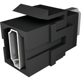 Bachmann 918.041 prise de courant HDMI Noir, Raccord Noir, HDMI, Noir, 1 pièce(s)