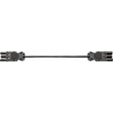 Bachmann GST18 3m 3m Noir câble électrique, Câble d'extension Noir, 3 m, Mâle/Femelle, Noir