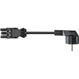 Bachmann H05VV-F 3G 1.5 mm² 1.5m Noir 1,5 m CEE7/4 GST18/3, Câble Noir, 1,5 m, CEE7/4, GST18/3