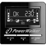 BlueWalker 1100 CW Interactivité de ligne 1,1 kVA 770 W, UPS Noir, Interactivité de ligne, 1,1 kVA, 770 W, Sinus, 162 V, 290 V