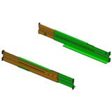 BlueWalker RK7 Rail d’étagère, Rails Rail d’étagère, 1U, 38,1 mm, 4,45 cm, 2 pièce(s), 1,65 kg