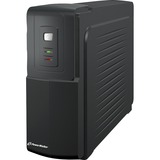 BlueWalker VFD 1000 1 kVA 600 W 3 sortie(s) CA, UPS Noir, 1 kVA, 600 W, 170 V, 280 V, 50/60 Hz, 220 V