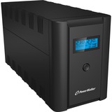 BlueWalker VI 1200 SHL Schuko Interactivité de ligne 1,2 kVA 600 W 4 sortie(s) CA, UPS Noir, Interactivité de ligne, 1,2 kVA, 600 W, 170 V, 280 V, 50/60 Hz