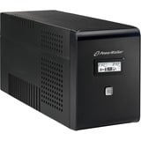 BlueWalker VI 1500 LCD 1,5 kVA 900 W 2 sortie(s) CA, UPS Noir, 1,5 kVA, 900 W, Sinus, 220 V, 240 V, 50/60 Hz, Vente au détail