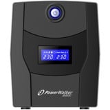 BlueWalker VI 1500 STL Interactivité de ligne 1,5 kVA 900 W 4 sortie(s) CA, UPS Noir, Interactivité de ligne, 1,5 kVA, 900 W, Sinus, 162 V, 290 V