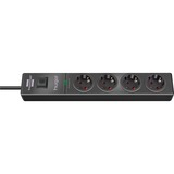 Brennenstuhl 1150610314 multiprise 2 m 4 sortie(s) CA Anthracite Anthracite, 2 m, 4 sortie(s) CA, Anthracite