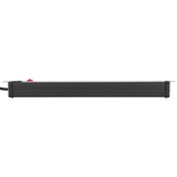 Brennenstuhl 1156057128 multiprise 3 m 8 sortie(s) CA Intérieure Noir Noir/Gris clair, 3 m, 8 sortie(s) CA, Intérieure, Géré, Noir, 90 mm