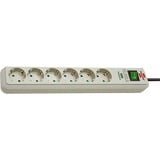 Brennenstuhl 1159750015 protection surtension Gris 6 sortie(s) CA 1,5 m multiprise à 6 prises Gris clair, 6x prises, 6 sortie(s) CA, 16 A, 4500 A, Gris, 1,5 m