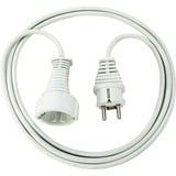 Brennenstuhl 1168120015 2m Blanc câble électrique, Câble d'extension Blanc, 2 m, Mâle/Femelle, Blanc